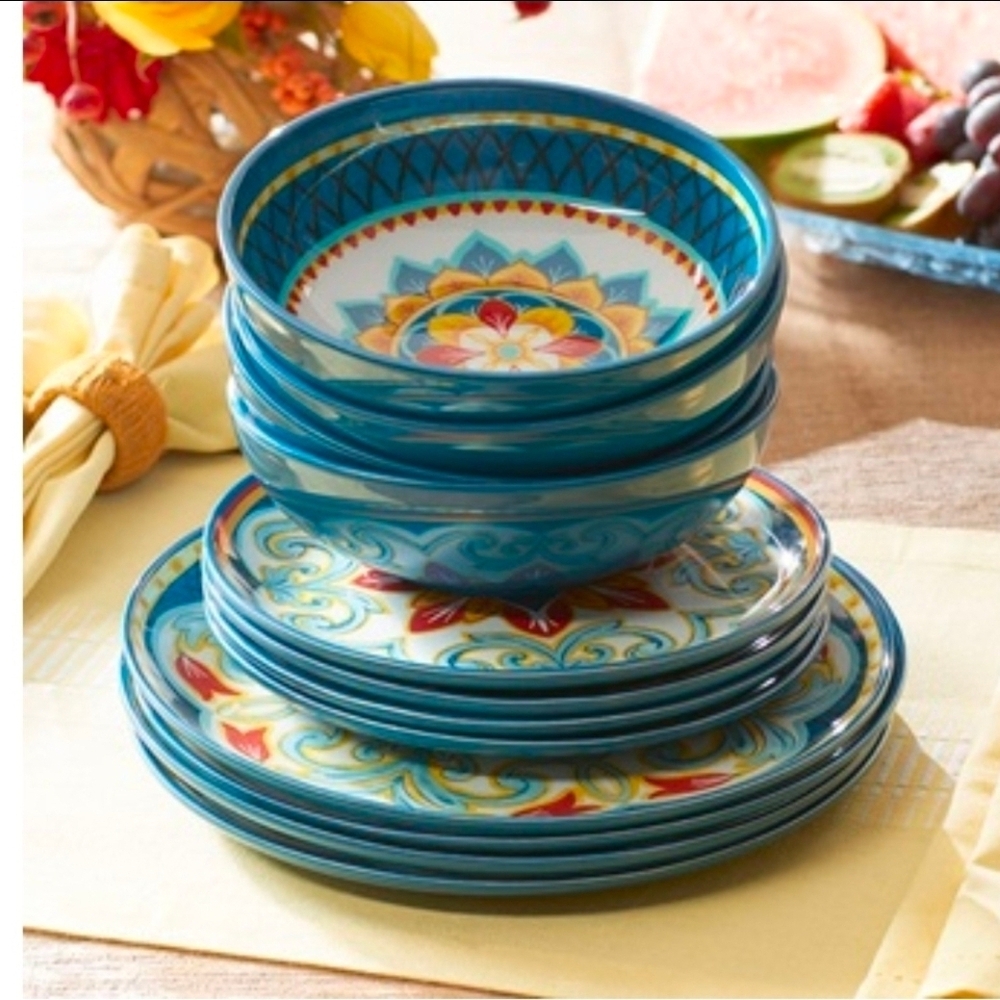 Colorful Ceramic Dinnerware Set